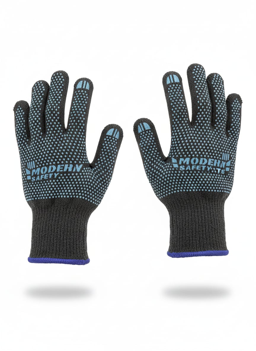 Premium Knitted Beanie Cap, Neck Gaiter And Touchscreen Gloves Combo Pack Complete Winter Essentials For Cold Weather Protection (Blue)