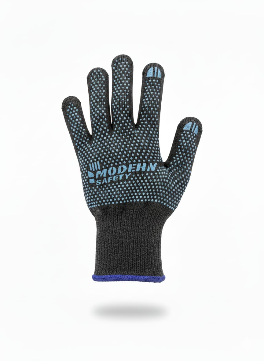 Premium Knitted Beanie Cap, Neck Gaiter And Touchscreen Gloves Combo Pack Complete Winter Essentials For Cold Weather Protection (Blue)