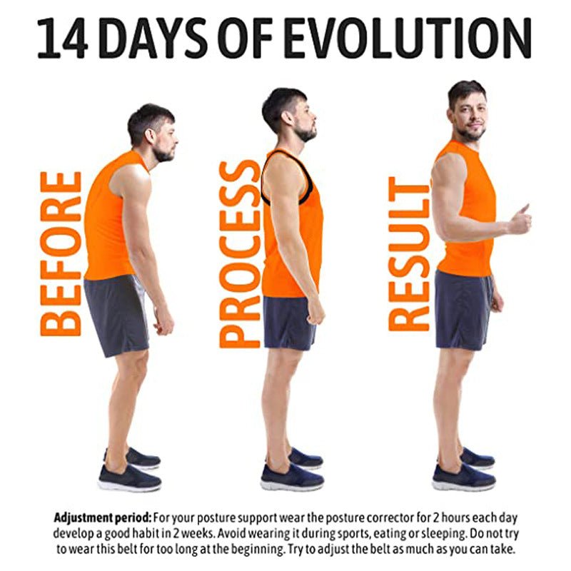 Body Posture Corrector Belt Adjustable Shoulder And Back Support Brace For Men And Women Relieves Pain, Aligns Spine, And Improves Posture
