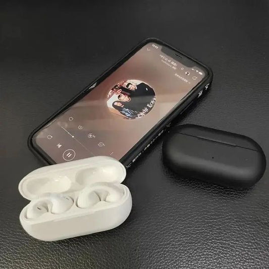 Wireless Ear Clip Bluetooth 5.3 Headphones Ear cuffs Sport Outdoor Headset Earring Type Wireless Bluetooth IPX5 Waterproof Sports Earbuds For Ambie Sound