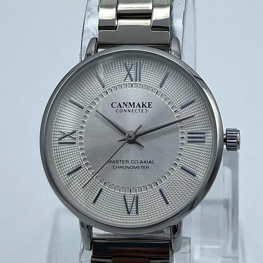 Stainless Steel Women's Classic Analogue Watch with Roman Numeral