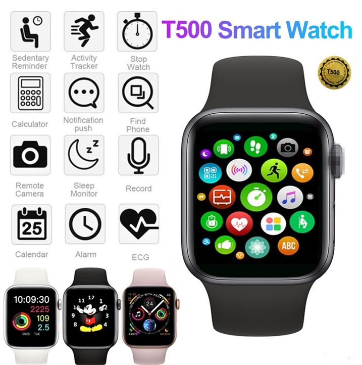T500 Bluetooth Smart Watch Smart Watch For Men & Women Call Player Fitness Tracking Smartwatch for Android iOS