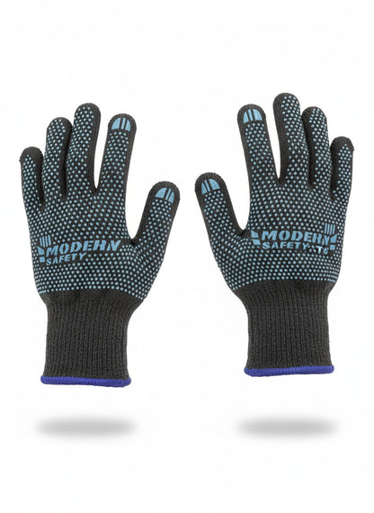 Premium Knitted Beanie Cap, Neck Gaiter And Touchscreen Gloves Combo Pack  Complete Winter Essentials For Cold Weather Protection (Blue)