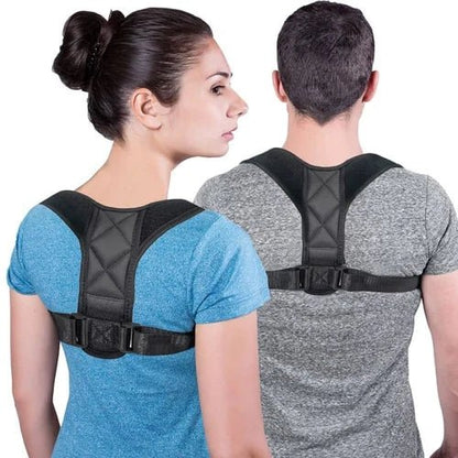 Body Posture Corrector Belt Adjustable Shoulder And Back Support Brace For Men And Women  Relieves Pain, Aligns Spine, And Improves Posture