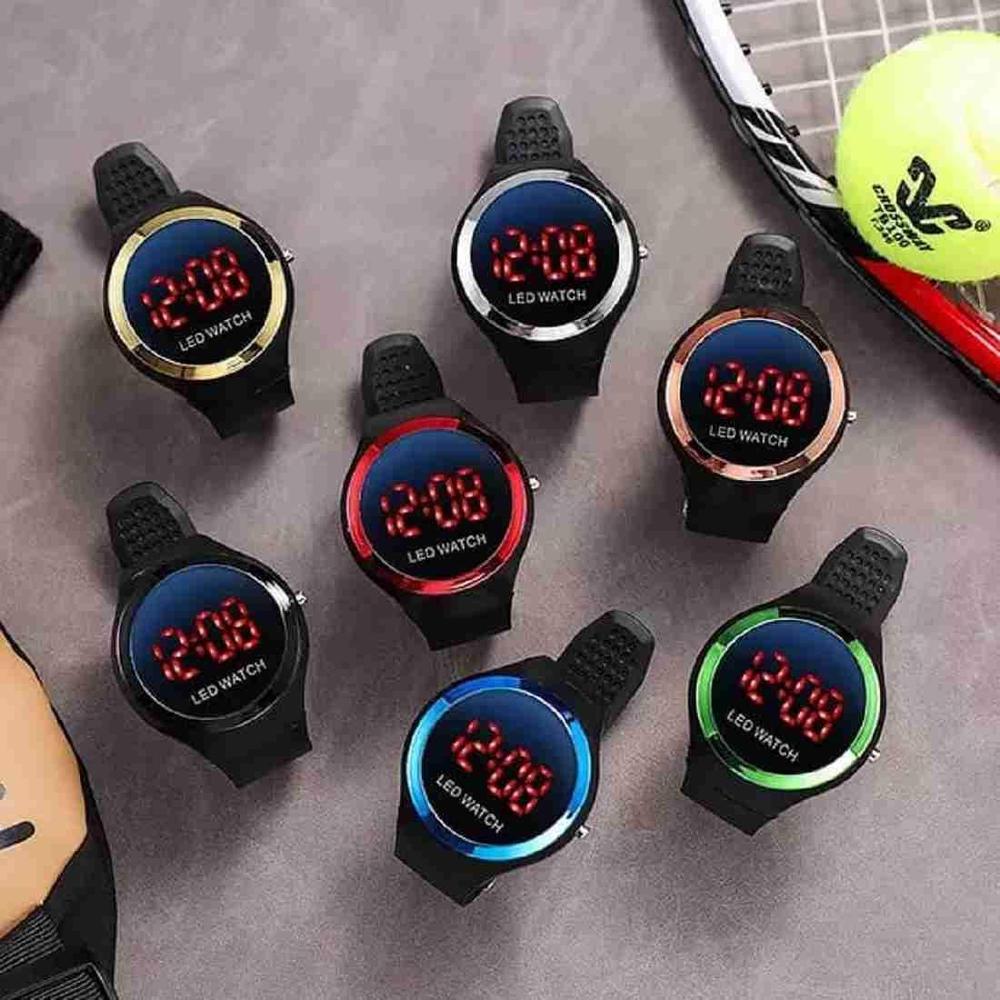 LED Smart Watch Black Silicone 50ml Adjustable 5-8Yrs