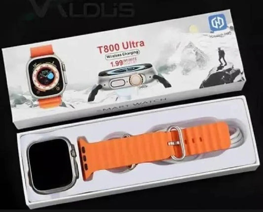 T800 Ultra Smart Watch Ocean Strap Wireless Charging