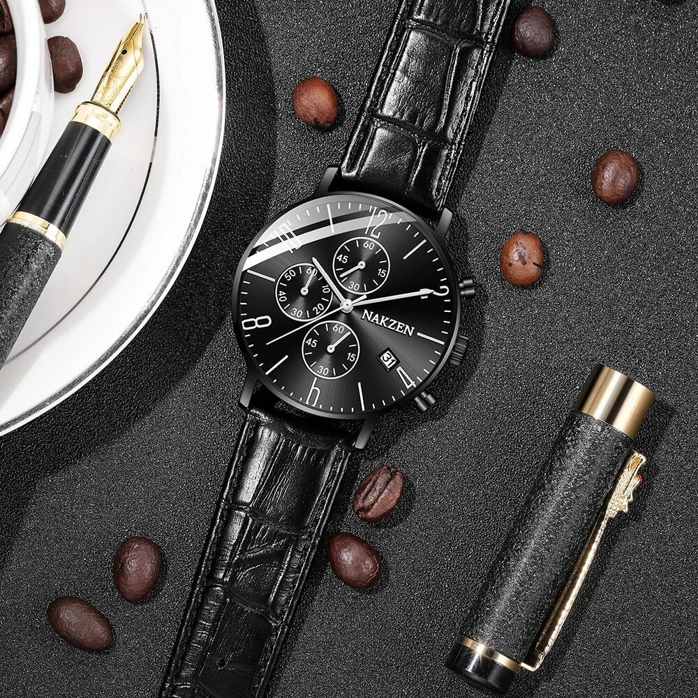 NAKZEN 2018 New Watches Men Luxury Brand Chronograph Man Sports Watches Waterproof Full Steel Quartz Watch Relogio Masculino