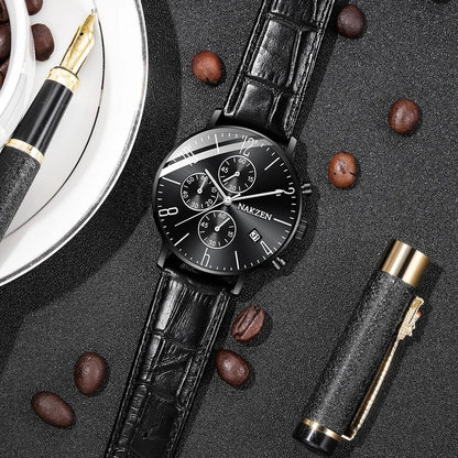 NAKZEN 2018 New Watches Men Luxury Brand Chronograph Man Sports Watches Waterproof Full Steel Quartz Watch Relogio Masculino