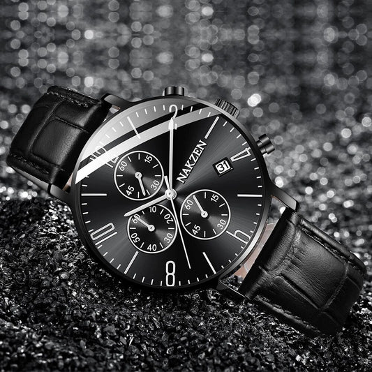 NAKZEN 2018 New Watches Men Luxury Brand Chronograph Man Sports Watches Waterproof Full Steel Quartz Watch Relogio Masculino