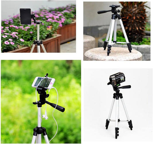Tripod 3110 Portable Videos Stand, Camera Stand, and Mobile Stand(delivery Free)