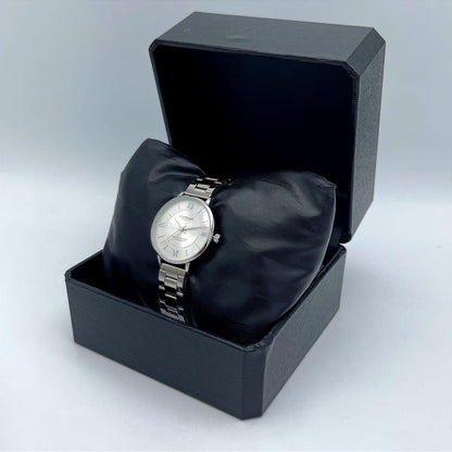Stainless Steel Women's Classic Analogue Watch with Roman Numeral