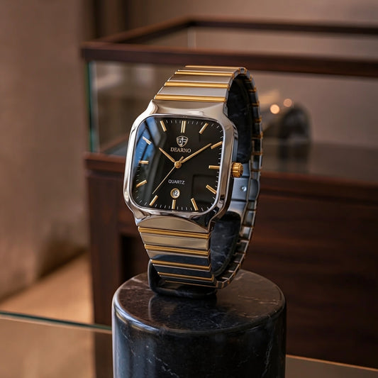 Dearno 3584 Luxury Dual-Tone Watch - Open Parcel Allowed