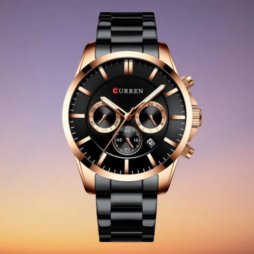 VIP Dinar Brand Men's Business Waterproof Chronograph Wrist Watch