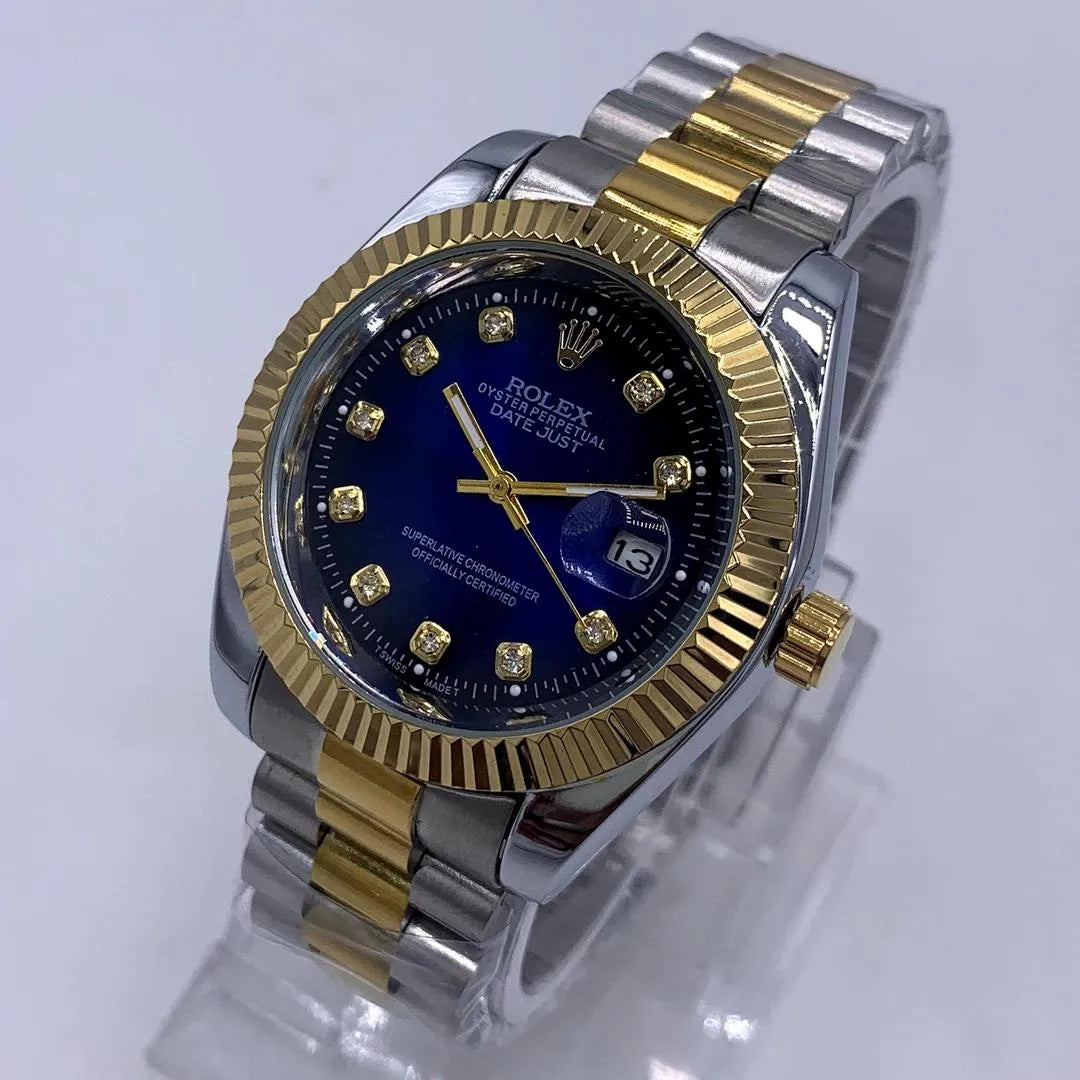 Men’s Quartz Chronograph Watch – Water-Resistant with Date Display