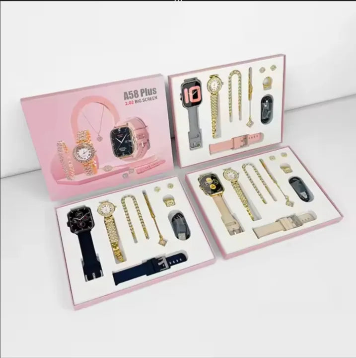 Smart Watch For Couple 5 In 1