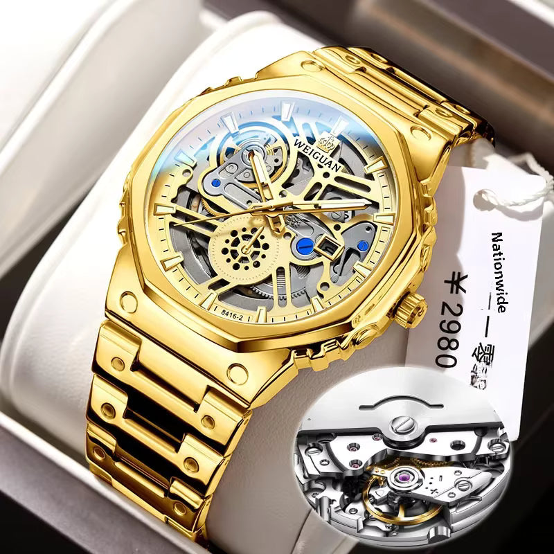 Golden Waterproof  Watch - Azadi Special Offer
