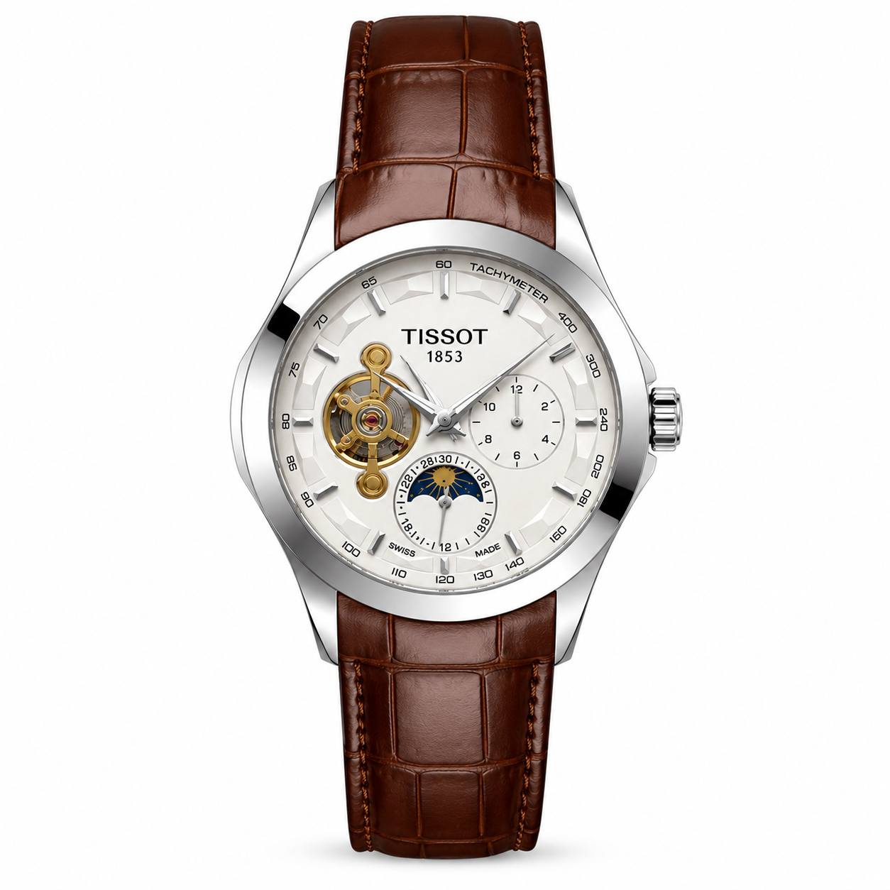 **T. Open-Heart Moonphase Automatic — Limited Offer: FREE Delivery for First 20 Customers Only!**