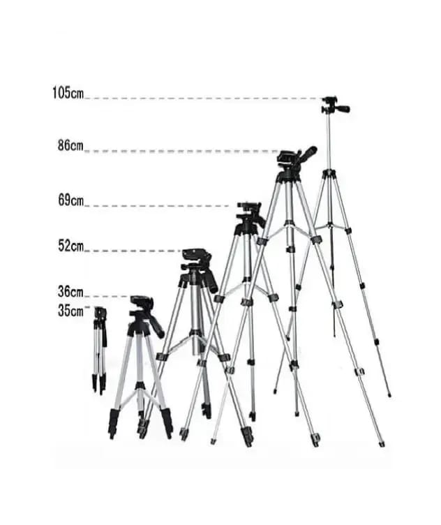 Tripod 3110 Portable Videos Stand, Camera Stand, and Mobile Stand(delivery Free)