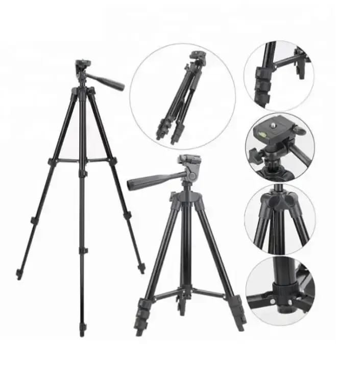 Tripod 3110 Portable Videos Stand, Camera Stand, and Mobile Stand(delivery Free)