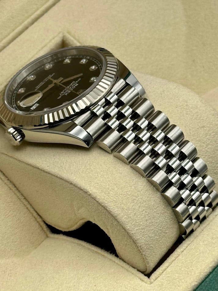 RLX Oyster Perpetual Analog Quartz Movement Chain Watch With Date & Day Display