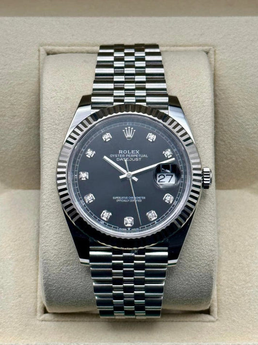 RLX Oyster Perpetual Analog Quartz Movement Chain Watch With Date & Day Display