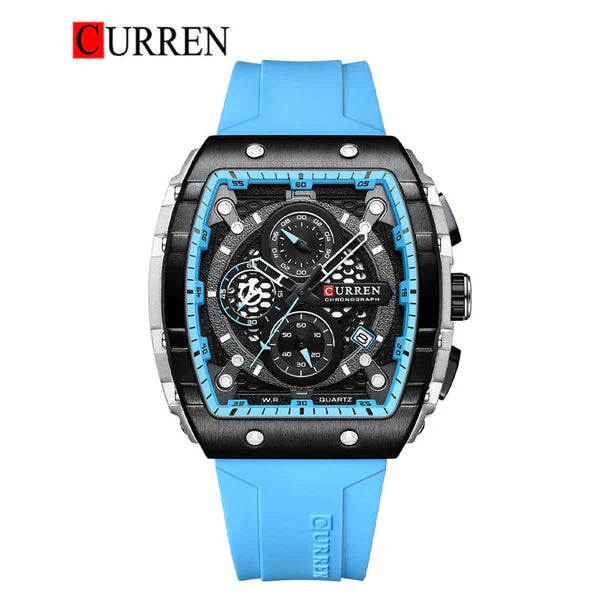 Curren 1256 Luxury Chronograph Quartz Watch – Stylish Waterproof Men's Watch