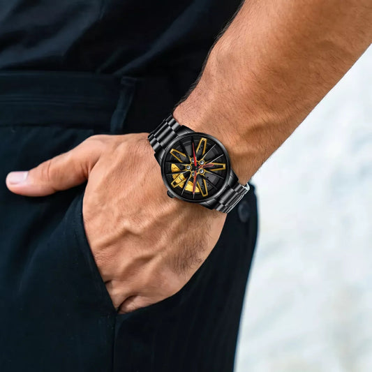 VIOKAI Sports Rim Quartz Watch – Red, Green & Yellow | Rs. 2,450 | Free Delivery Across Pakistan