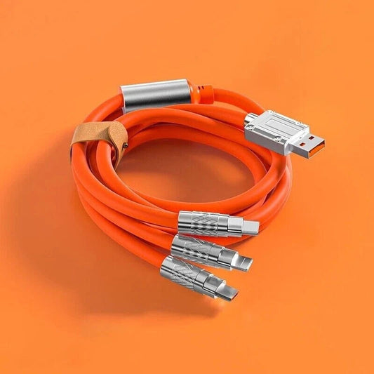 3 in 1 Multi USB Charger Charging Cable Cord For USB-C Micro USB Android IPhone