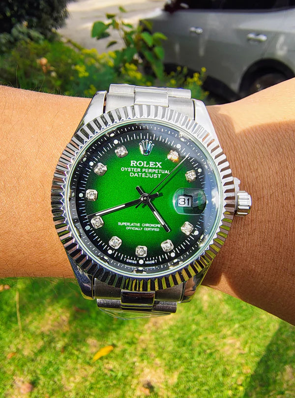 Dial RLX Date – Stainless Steel