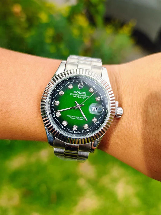 Dial RLX Date – Stainless Steel