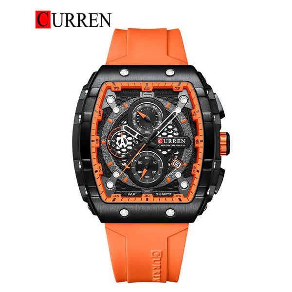 Curren 1256 Luxury Chronograph Quartz Watch – Stylish Waterproof Men's Watch