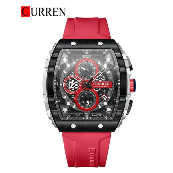 Curren 1256 Luxury Chronograph Quartz Watch – Stylish Waterproof Men's Watch