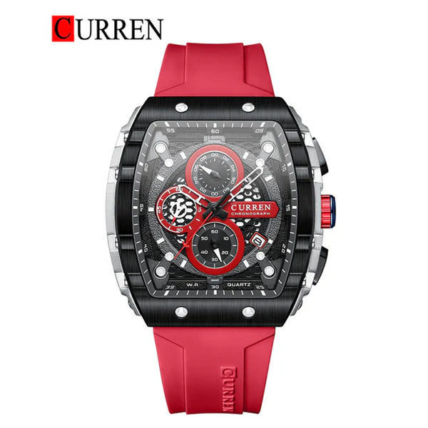 Curren 1256 Luxury Chronograph Quartz Watch – Stylish Waterproof Men's Watch